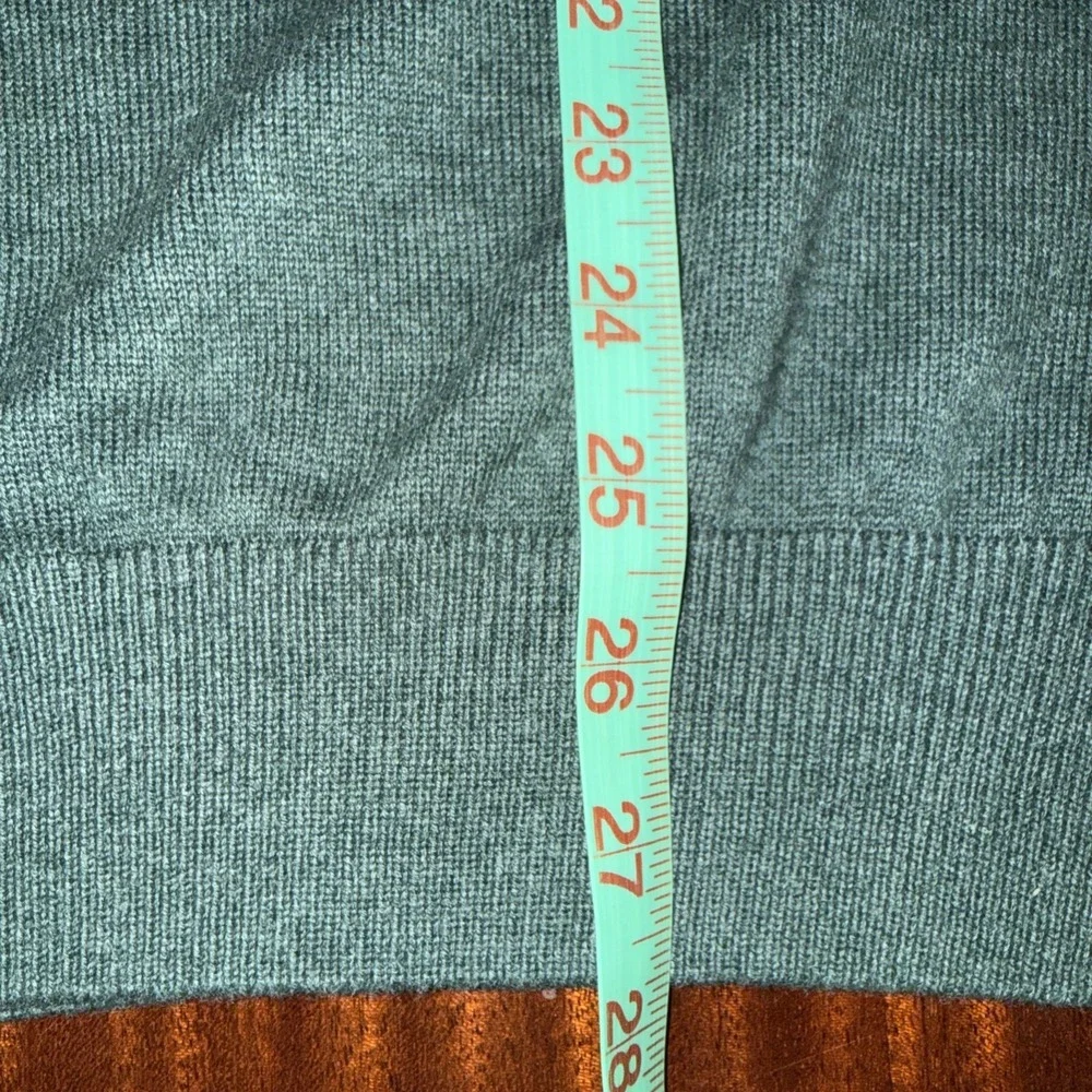 Southern Point Co. Sweater Men's Medium Green Hayward 1/4 Zip Pullover Preppy